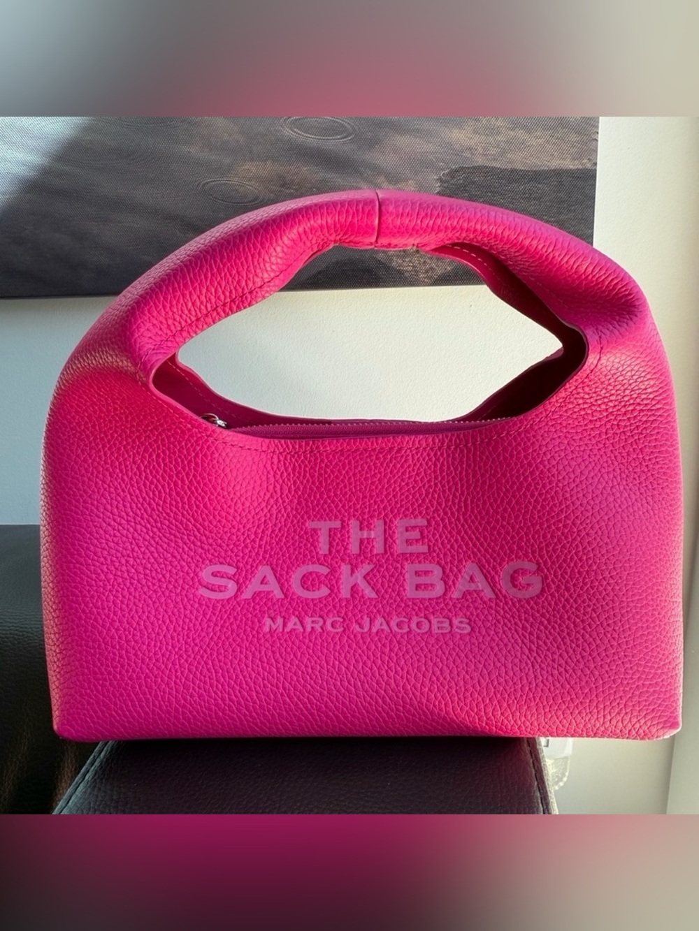 Marc Jabobs The Mini Sack Bag Hot Pink